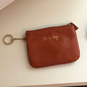 Rebecca Minkoff “In The Bag” Orange Key-ring Pouch